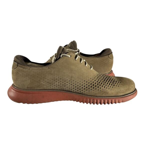 Cole Haan 2.Zerogrand Laser Wingtip Oxford Irish Coffee Brown Men’s Size 9M - Picture 7 of 8